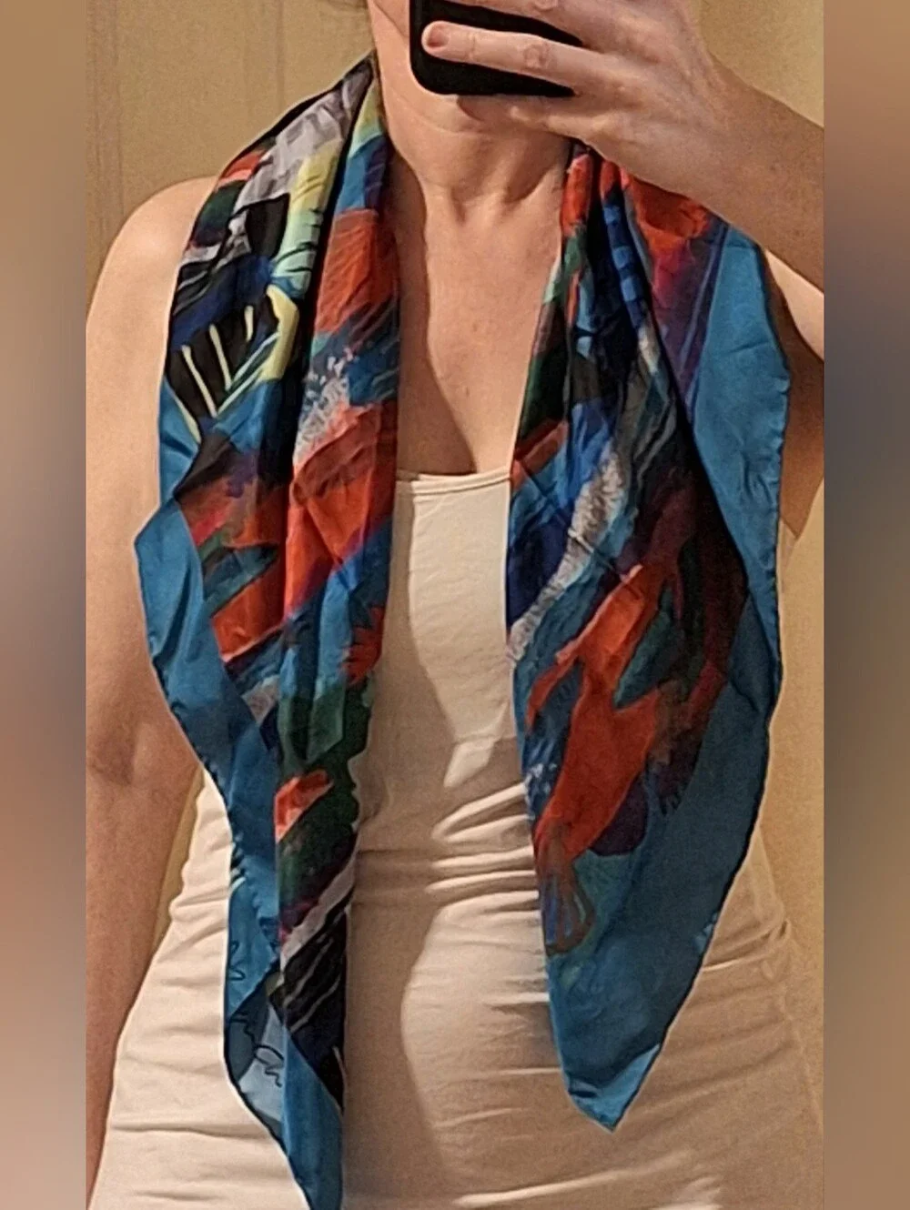 GIORGIO ARMANI | Silk Multicolor Scarf